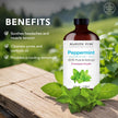 Majestic Pure Peppermint Essential Oil - Huge 118 ml - 100% Pure and Natural Oil for Soap Making Scent- Premium Grade with Glass Dropper 🍁 All In One Marketplace Canada