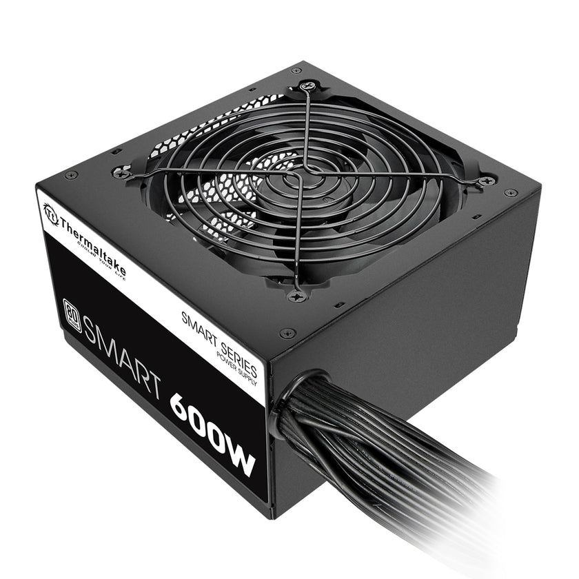 Thermaltake Smart 600W ATX 12V V2.3/EPS 12V 80 Plus Certified Active PFC Power Supply PS-SPD-0600NPCWUS-W 🍁 All In One Marketplace Canada