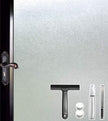 DUOFIRE Privacy Window Film Frosted Glass Film Static Cling Glass Film No Glue Anti-UV Window Sticker Non Adhesive for Privacy Office Meeting Room Bathroom Living Room, Pure Frosted 44.3 x 200cm 🍁 All In One Marketplace Canada