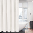 Waffle Weave Shower Curtain with Stainless Steel Hooks - 256 GSM Heavy Duty Fabric Bath Curtains, Hotel Luxury Quality, Water Resistant, Machine Washable, Weighted Hem, 72 x 72 Inches (White) 🍁 All In One Marketplace Canada