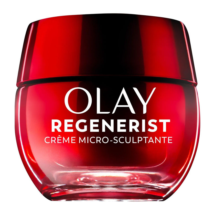 Olay Face Moisturizer, Regenerist Micro-Sculpting Facial Cream for Women - Instant Hydration, Anti-Aging, Anti-Wrinkle, Firming Skin Care - Hyaluronic Acid, Niacinamide, Amino Peptides, 50 mL 🍁 All In One Marketplace Canada