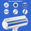 Wouble Pet Hair Remover Roller, Reusable Lint Roller for Pet Hair,Self Clean Dog Cat Fur Removal Brush, from Carpet, Furniture, Rugs, Laundry, Bedding, Sofa-White 🍁 All In One Marketplace Canada