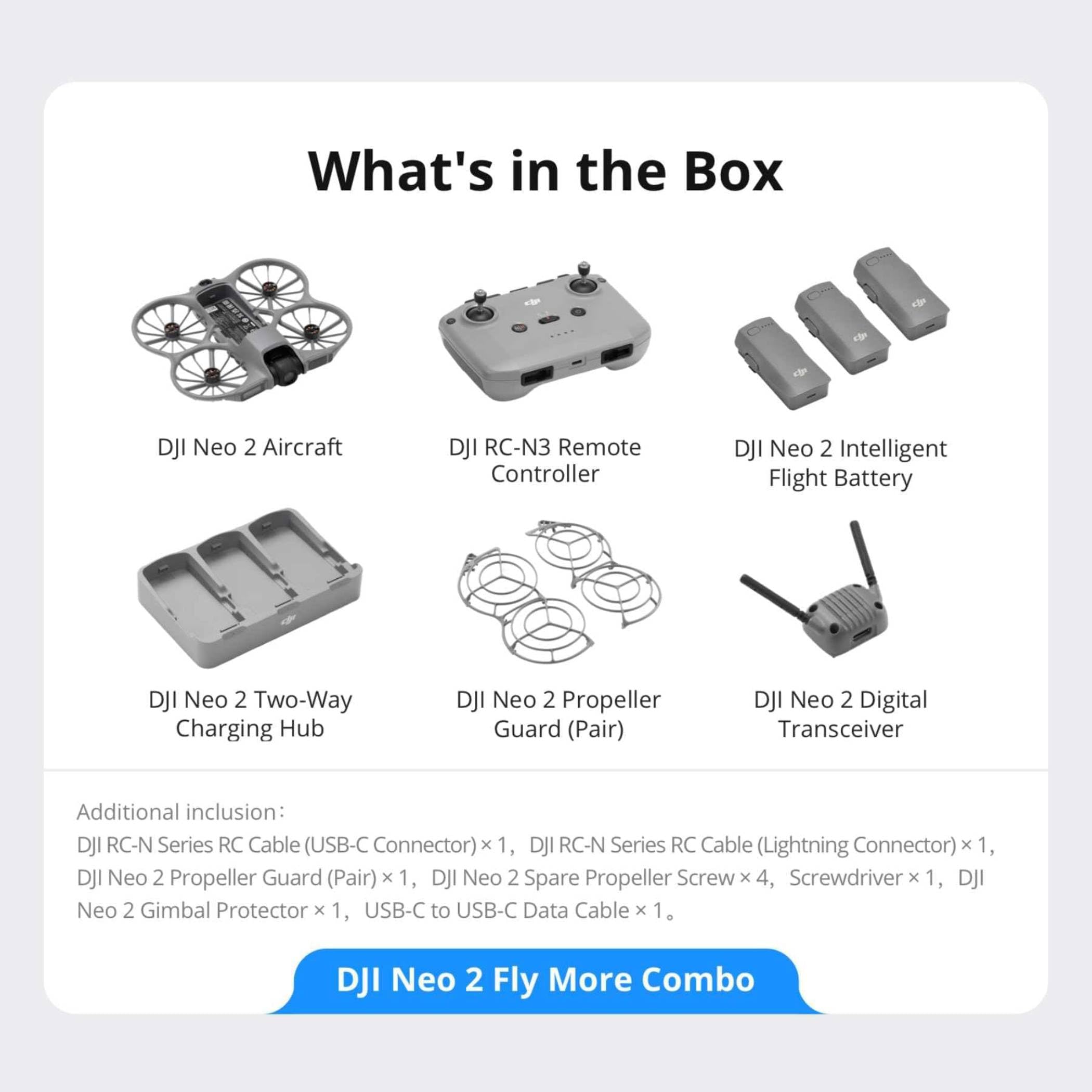 DJI Neo 2 Fly More Combo With RC-N3 Remote Controller 🍁 All In One Marketplace Canada