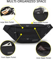 MAXTOP Large Fanny Pack for Women Men with 4-Zipper Pockets Gifts for Enjoy Festival Sports Workout Traveling Running Casual Hands-Free Water-Resistant Sling Waist Pack Bag Carrying of Phones 🍁 All In One Marketplace Canada