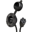 NOCO GCP1 15 Amp AC Port Plug, 125 Volt Power Inlet Socket, and Waterproof Electrical Outlet Receptacle Box with 16-Inch Integrated Outdoor Extension Cord 🍁 All In One Marketplace Canada