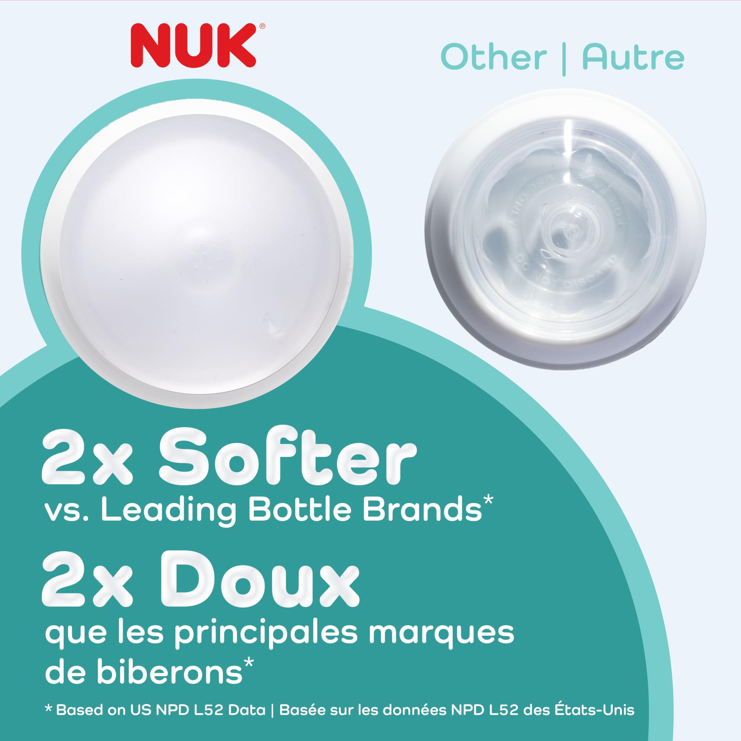 NUK Perfect Match Slow Flow Bottle, 5 oz (150 mL), 3 Pack 🍁 All In One Marketplace Canada