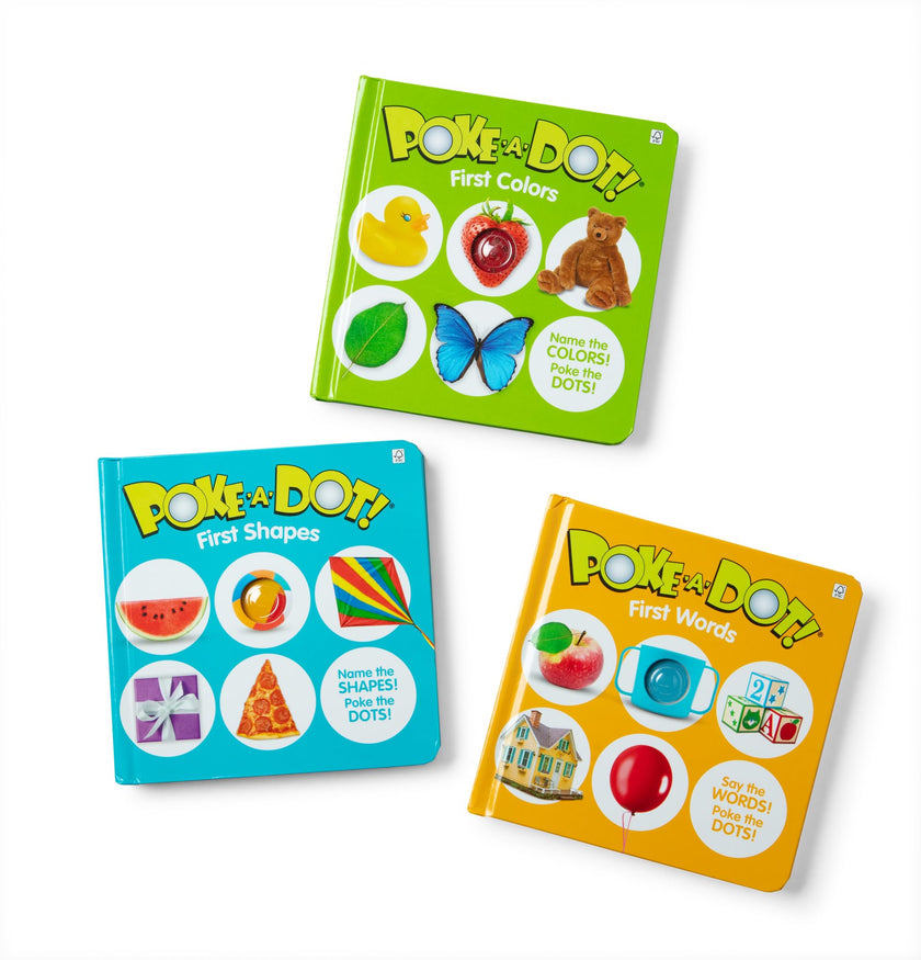 Melissa & Doug Poke-a-Dot First Words Shapes & Colors 3-Pack 🍁 All In One Marketplace Canada
