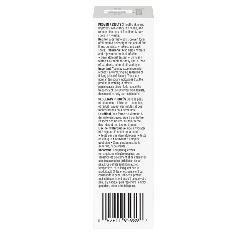 Neutrogena Rapid Wrinkle Repair Moisturizer - Retinol, SPF 30, Glucose, Fine Line Facial Care, Skin Tone, Skin Texture - 29mL 🍁 All In One Marketplace Canada