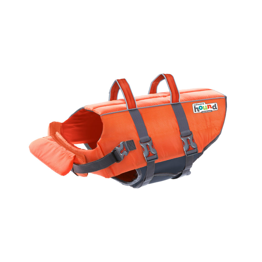 Outward Hound Granby Splash Dog Life Jacket with Handle, Reflective Floating Vest for Swimming & Boating, Maximum Buoyancy, All Skill Levels, Extra-Large Dogs (33–44