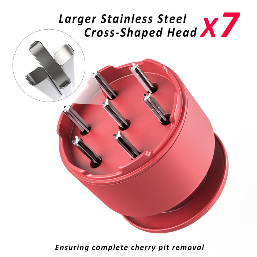 Cherry Pitter - Makmzoon Multi Cherries Corer Stainless Steel Pitter Tool Making Cherry Jam - 7 Cherries 🍁 All In One Marketplace Canada