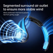 JISULIFE Portable Neck Fan Upgraded, Neckbrace Personal Hands Free, 5 Speed Gears Adjustment, 5000 mAh Wearable Bladeless Quiet Rechargeable for Outdoor Indoor, Gifts for Women Men- Black 🍁 All In One Marketplace Canada
