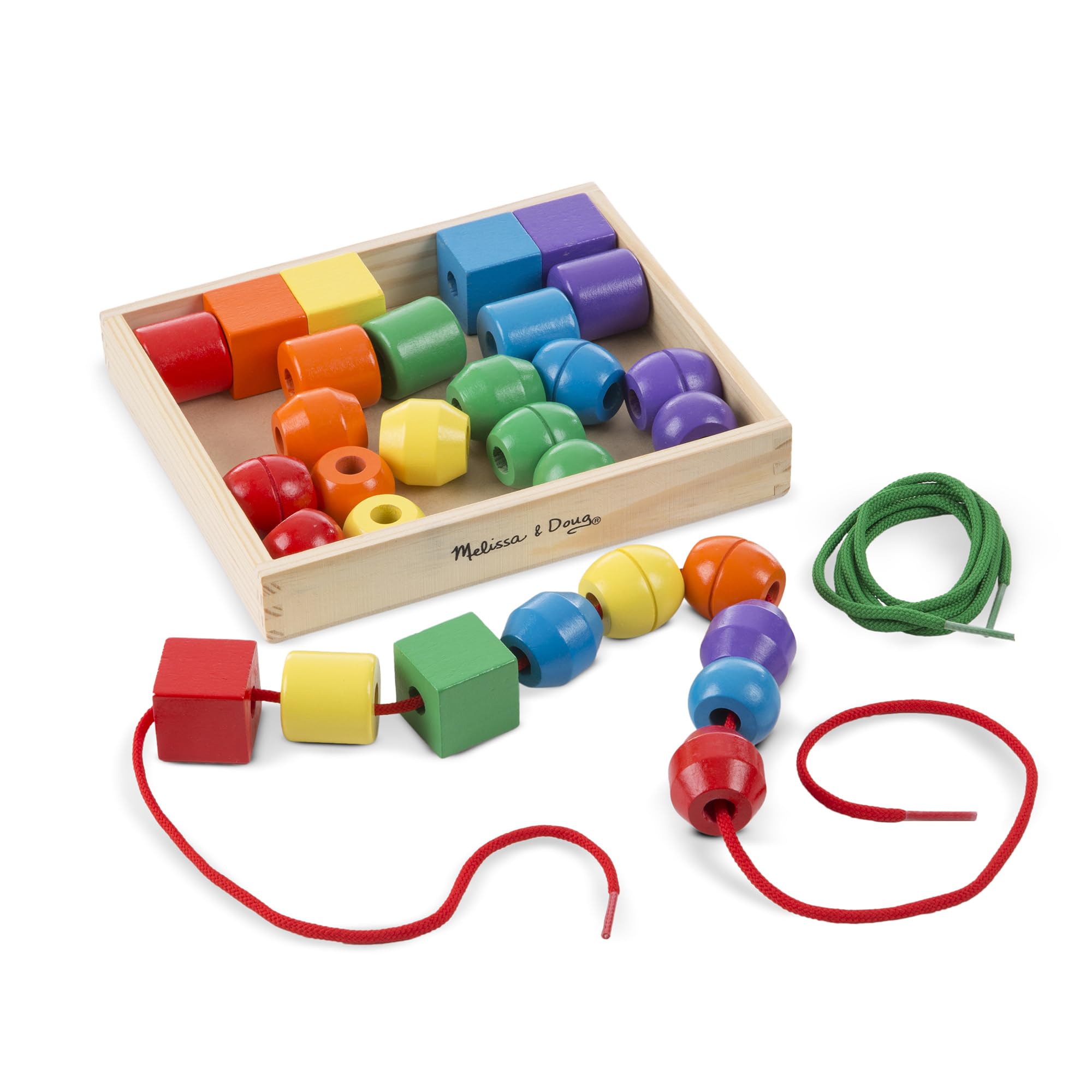 Melissa & Doug Primary Lacing Beads 33-Piece Montessori Toy Set 🍁 All In One Marketplace Canada