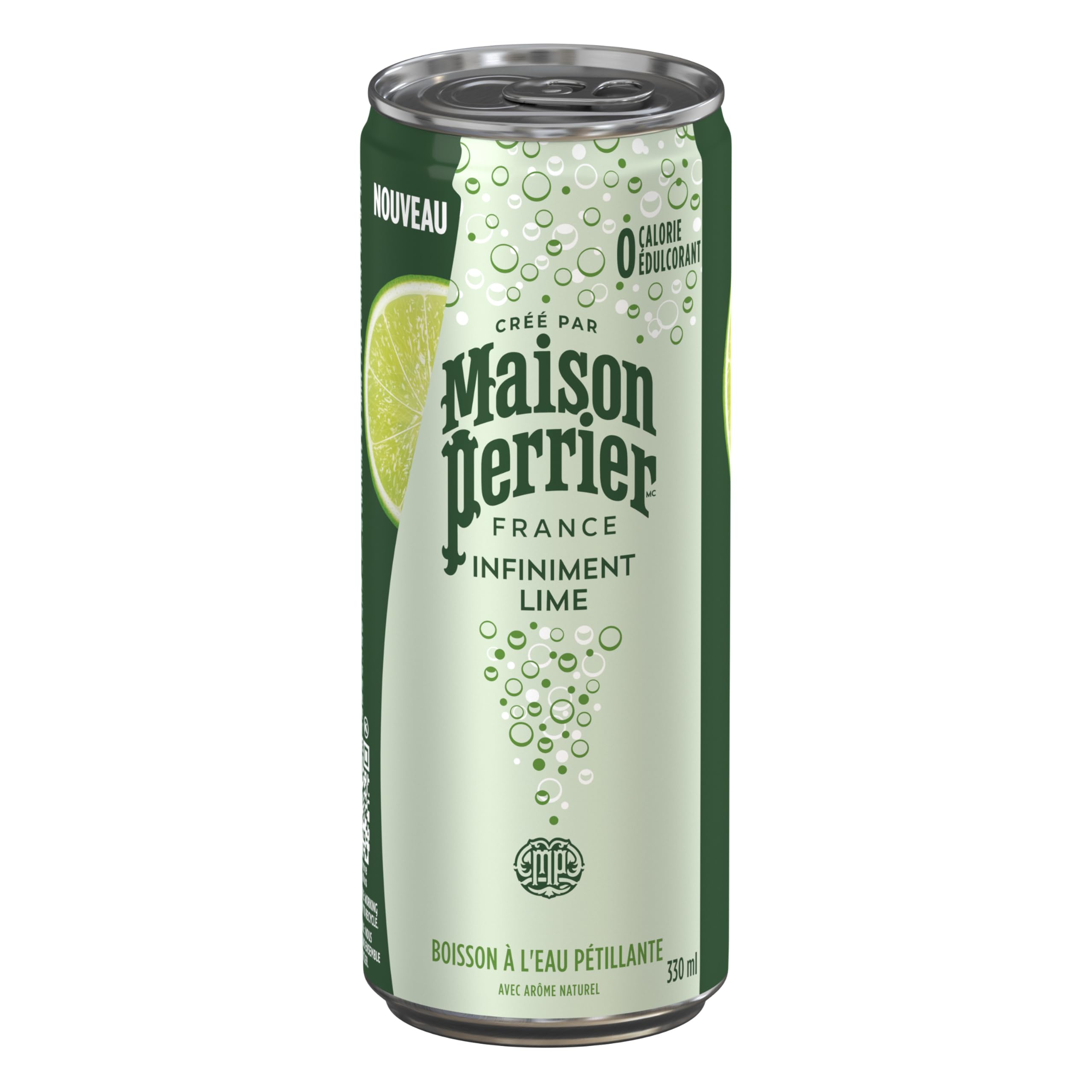 Maison Perrier Forever Lime, Sparkling Water Beverage, 24 x 330ml 🍁 All In One Marketplace Canada