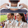 CIVPOWER Neck Fan: Portable Personal Neck Cooling Rechargeable Bladeless Fan - Hands Free 3 Speed 4000 mAh Battery USB Operated Wearable Headphone Design - for Men Women Outdoor Indoor (White) 🍁 All In One Marketplace Canada