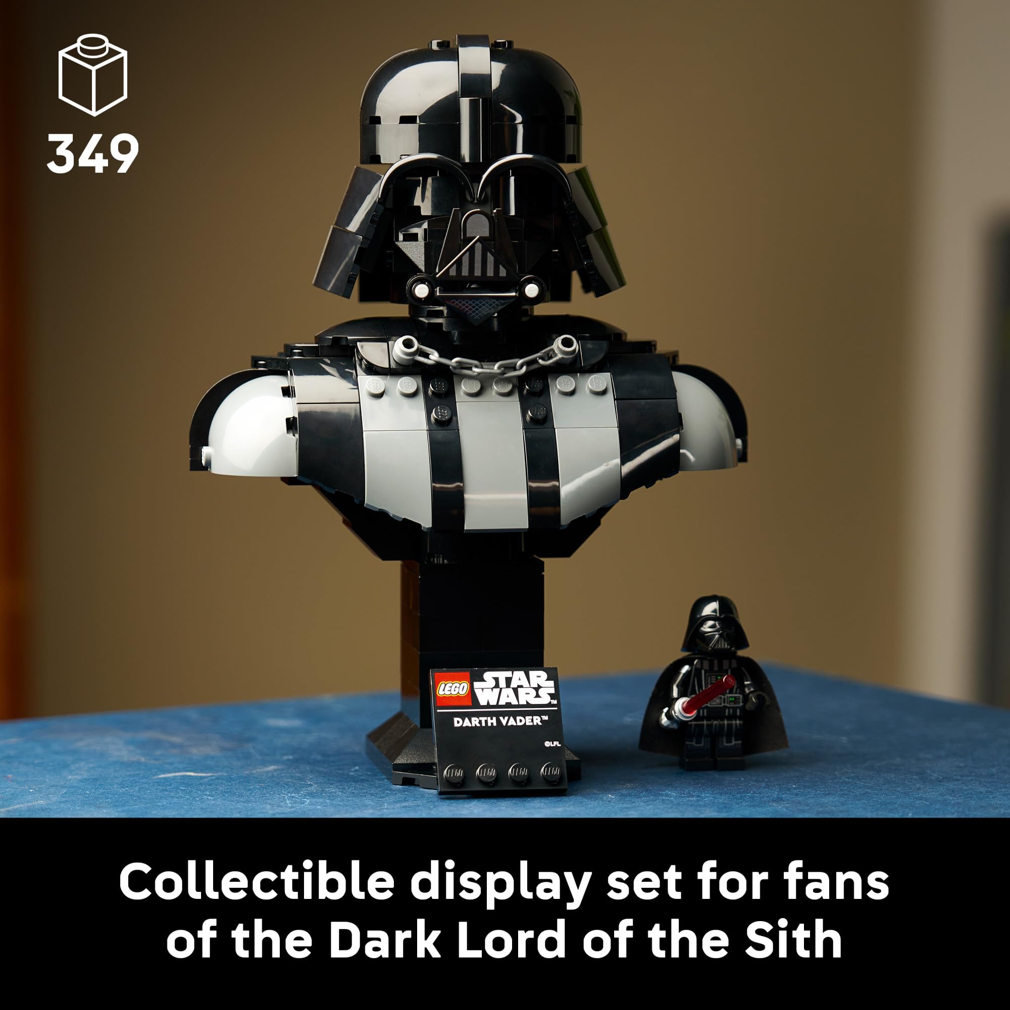LEGO Star Wars Darth Vader Bust - Collectible Building Set for Adults, Ages 18+ - Star Wars Gift for Men & Women - with Darth Vader Minifigure - Bedroom or Shelf Decor - 75439 🍁 All In One Marketplace Canada