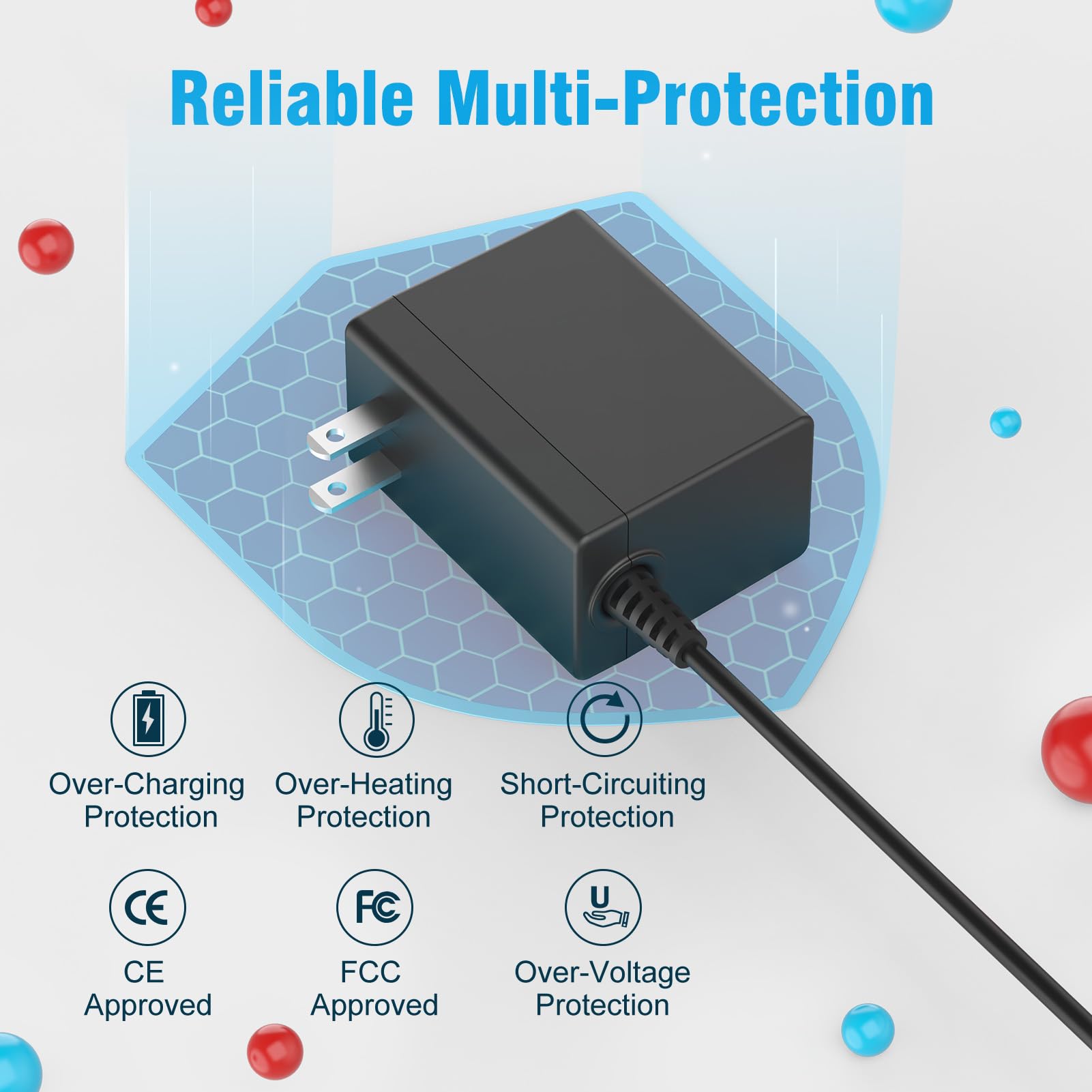 SATURNDOCK 45W Charger Compatible with Nintendo Switch, Fast Charging Power Supply Compatible with Switch OLED/Lite/Steam Deck Dock, Support TV Mode, 15V 2.6A (5ft) 🍁 All In One Marketplace Canada