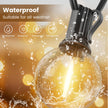 RTTY Outdoor String Lights Patio Light for Outside Waterproof G40 Shatterproof LED Bulbs, Dimmable Hanging Connectable Globe Lighting for Bistro, Backyard, Cafe, Porch, 2700K, 25 FT 13pcs 🍁 All In One Marketplace Canada