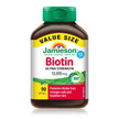 Jamieson Ultra Potency Biotin 10,000 mcg, 90 Softgels. Easy to Swallow, Supports Thicker Hair, Healthier Skin and Stronger Nails. No Artificial Flavours, Colours, or Preservatives, Proudly Canadian 🍁 All In One Marketplace Canada