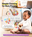 Infinno Baby Teething Toy with Rattle Spinner, BPA-Free Silicone for Baby 🍁 All In One Marketplace Canada
