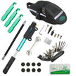CHUMXINY Bike Repair Kit, 16-in-1 Tool, 120Psi Mini Bicycle Pump, Bicycle Tire Patch Kit, Blue Aluminum Alloy, for Mountain & Road Bikes 🍁 All In One Marketplace Canada