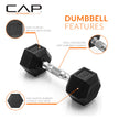 CAP Barbell 10 LB Pair Coated Hex Dumbbell Weight 🍁 All In One Marketplace Canada