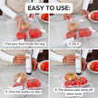 Chef Preserve Compact Vacuum Sealer for Food (Vacuum Sealer Machine + 30 Reusable Vacuum Bags) Powerful Handheld Vacuum Sealer Machine, Seal Meal Saver, Portable Food Sealer 🍁 All In One Marketplace Canada