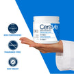 CeraVe Moisturizing Cream, Daily Face, Hands, & Body Cream Moisturizer for Dry Skin With Hyaluronic Acid and Ceramides for Women and Men. Sensitive skin, Oil-free, Non-comedogenic, Fragrance-Free, 539 Grams 🍁 All In One Marketplace Canada