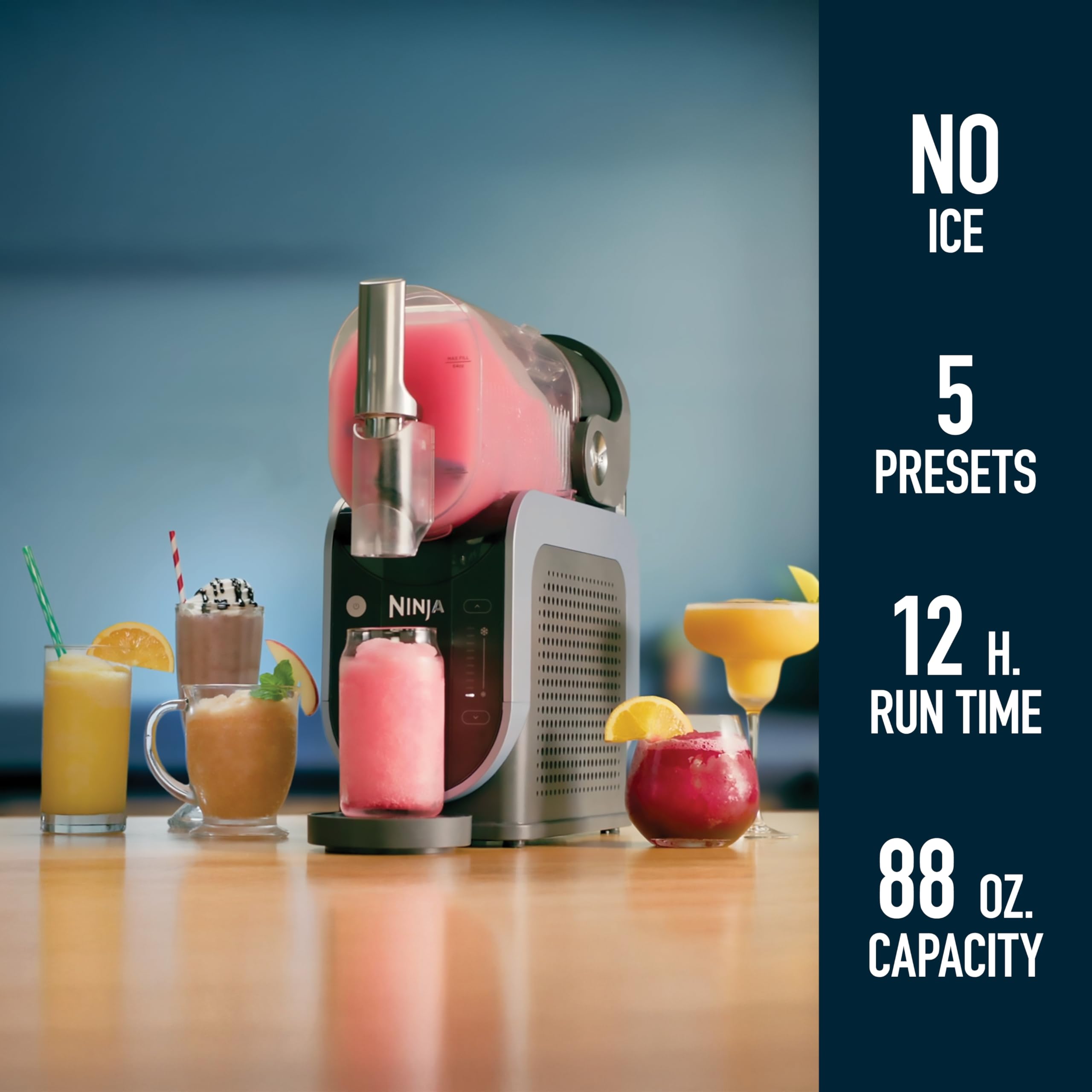 Ninja SLUSHi Professional Frozen Drink & Ice Machine with RapidChill Technology, Slushie Maker, 5 Preset Programs for Frozen Margaritas, Frappés, and More, FS301C (Canadian Version) 🍁 All In One Marketplace Canada