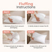 Utopia Bedding Throw Pillows Insert (Pack of 2, White) - 12 x 20 Inches Bed and Couch Pillows - Indoor Decorative Pillow 🍁 All In One Marketplace Canada