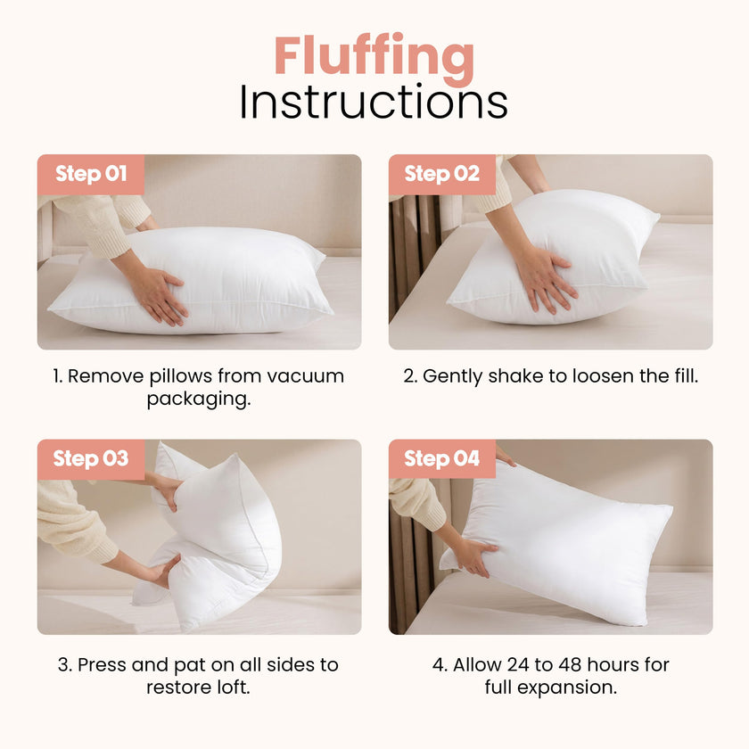 Utopia Bedding Throw Pillows Insert (Pack of 2, White) - 12 x 20 Inches Bed and Couch Pillows - Indoor Decorative Pillow 🍁 All In One Marketplace Canada