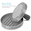 Asdirne Hamburger Press Patty Maker, Food Grade Aluminum Burger Press with ABS Handle, Non-Stick, Easy to Clean, with 50 Pcs Wax Patty Paper, 4.6