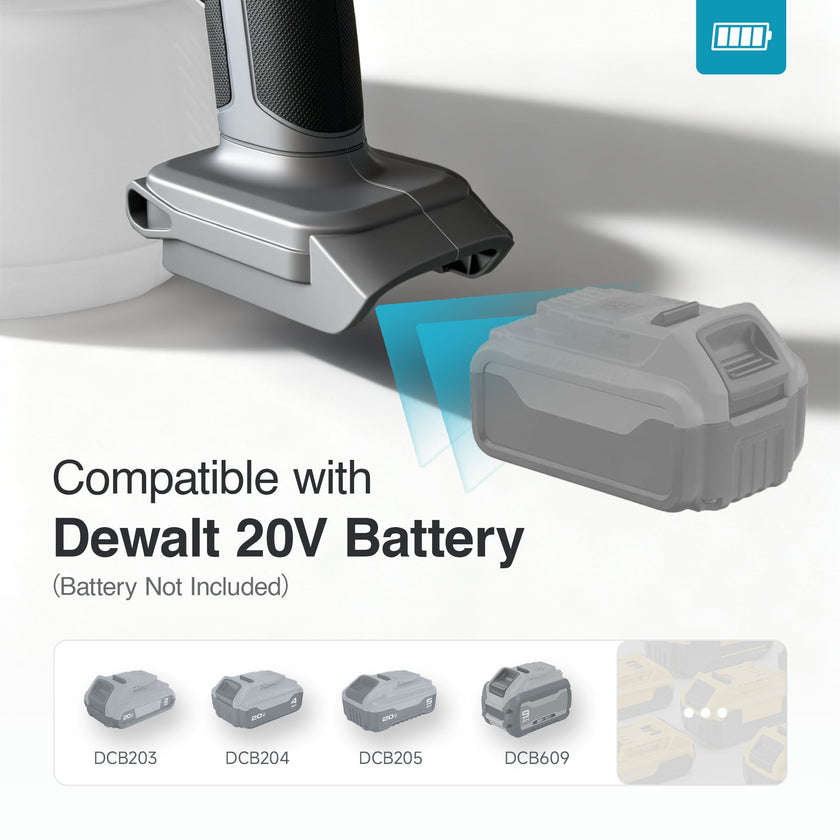 Tilswall Cordless Paint Sprayer Shark700 with 90000RPM Brushless Motor, Spray Paint Gun Compatible with Dewalt 20V Battery(No Battery), 1300ml Easy Side-Fill, 3 Patterns, Ideal for House Painting 🍁 All In One Marketplace Canada