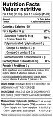 Nutiva Organic MCT Oil, Unflavored, 473 mL | Organic, Non-GMO, Non-BPA | Vegan, Gluten-Free, Keto & Paleo | 14g MCT per Serving & Neutral Flavor for Energy Boost to Coffee, Shakes and Salads 🍁 All In One Marketplace Canada