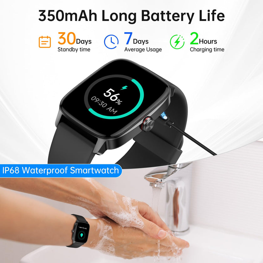Smart Watch for Men Women, Bluetooth Call Smartwatch with AI Voice, 1.85