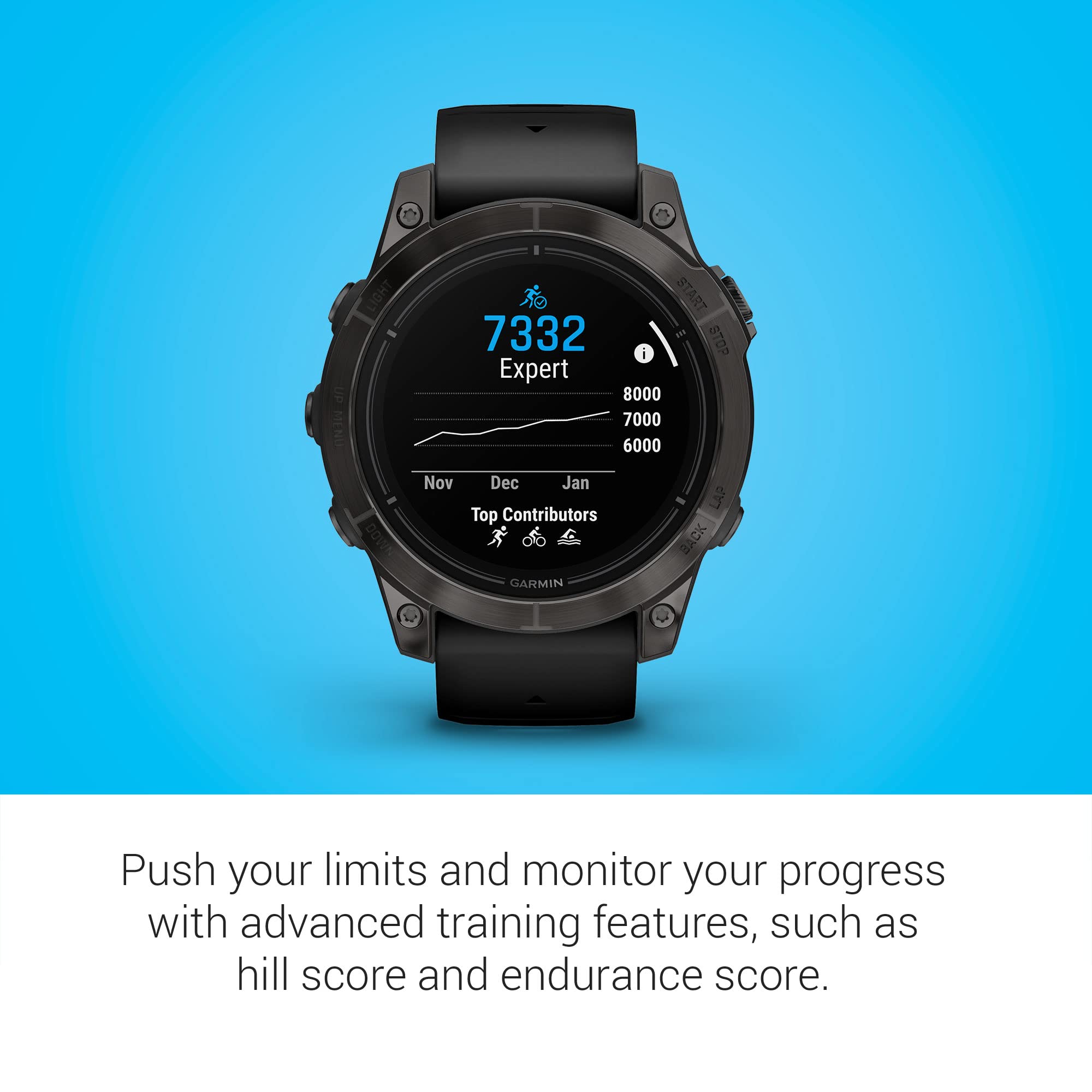 Garmin epix Pro (Gen 2) Sapphire Edition, 47mm, High Performance Smartwatch, Advanced Training Technology, Built-in Flashlight, Black 🍁 All In One Marketplace Canada
