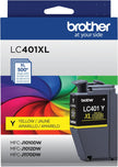 Brother LC401XLYS Yellow Ink Cartridge