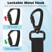 MoKo Anti-theft Phone Tether, Phone Lanyard Retractable Steel Line Cellphone Strap with Locking Carabiner and Metal 360° Tether Tab for Outdoor Skiing Hiking Climbing Fishing, Black 🍁 All In One Marketplace Canada