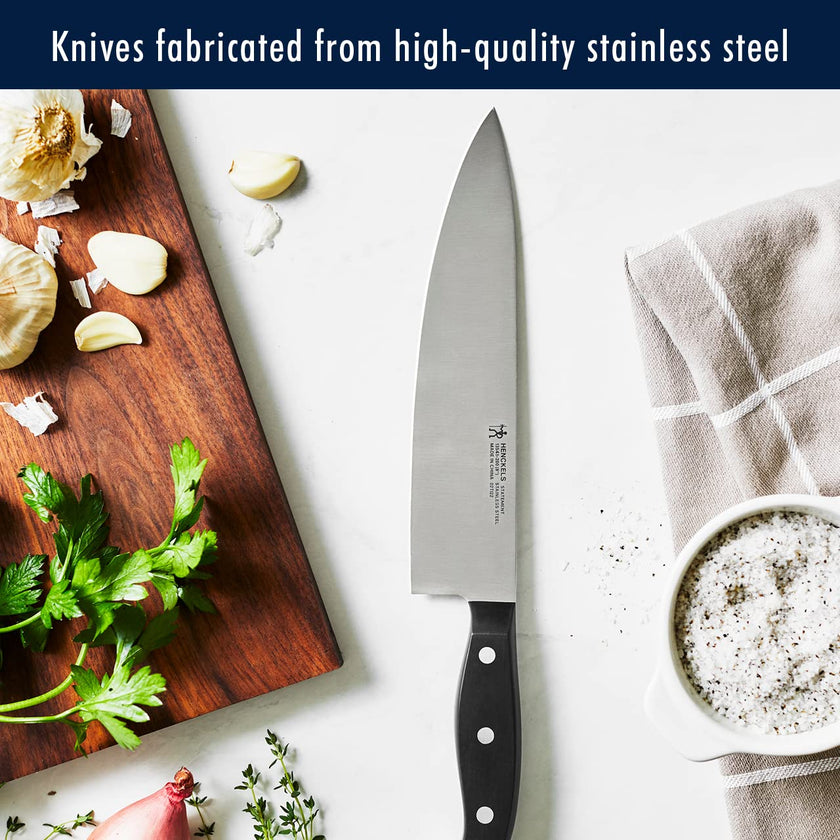 HENCKELS Premium Quality 15-Piece Knife Set with Block, Razor-Sharp, German Engineered Knife Informed by Over 100 Years of Masterful Knife Making, Lightweight and Strong, Dishwasher Safe 🍁 All In One Marketplace Canada