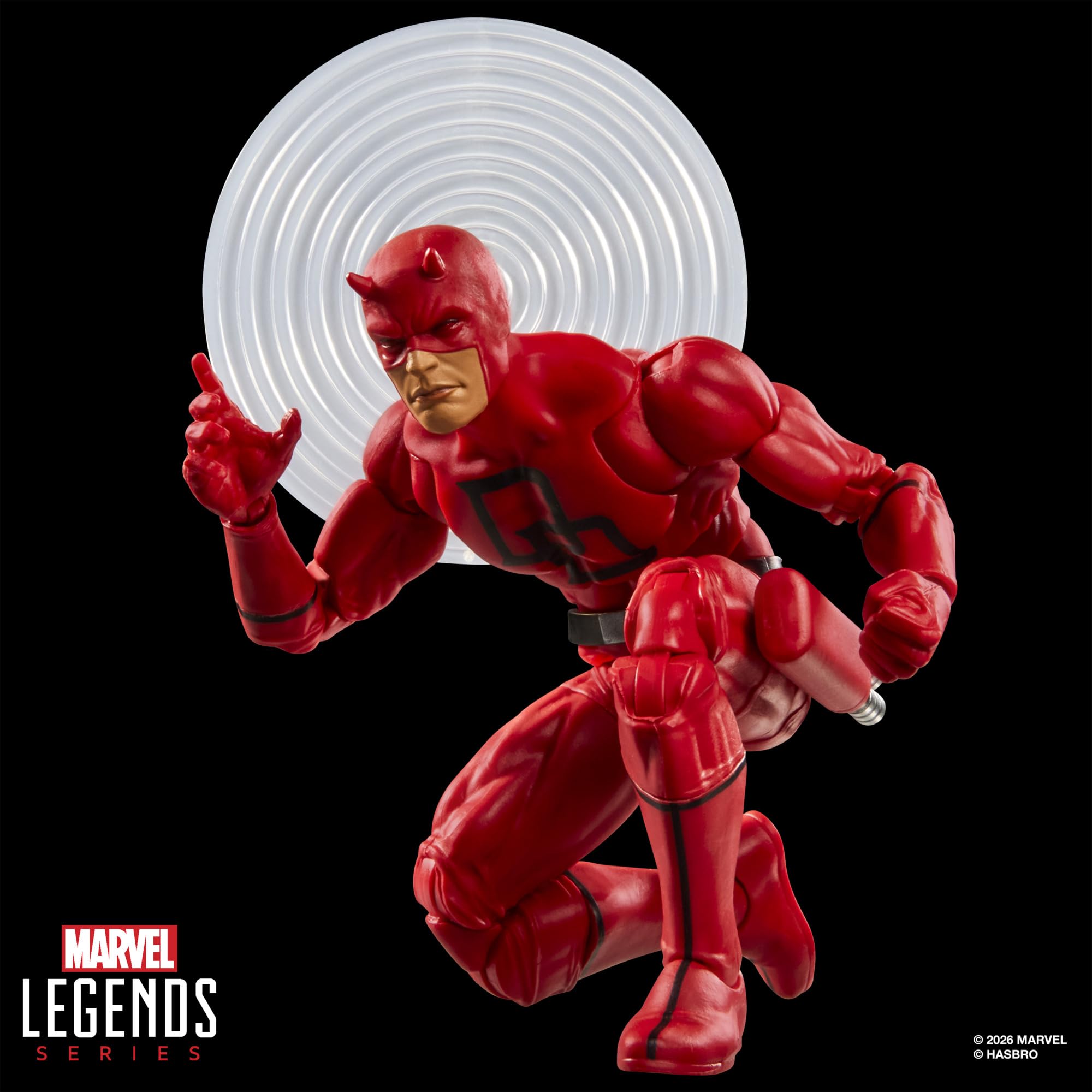 Marvel Legends Series Secret Wars Daredevil, Retro Marvel Comics Collectible 6 Inch Action Figure with Lenticular Shield 🍁 All In One Marketplace Canada