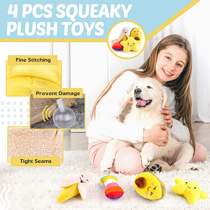 Puppy Toys 21 Pack, Small Dog Chew Toys with Rope Toys for Teething Pet Cute Squeak Toy with Treating Ball for Puppy, Small Dogs 🍁 All In One Marketplace Canada