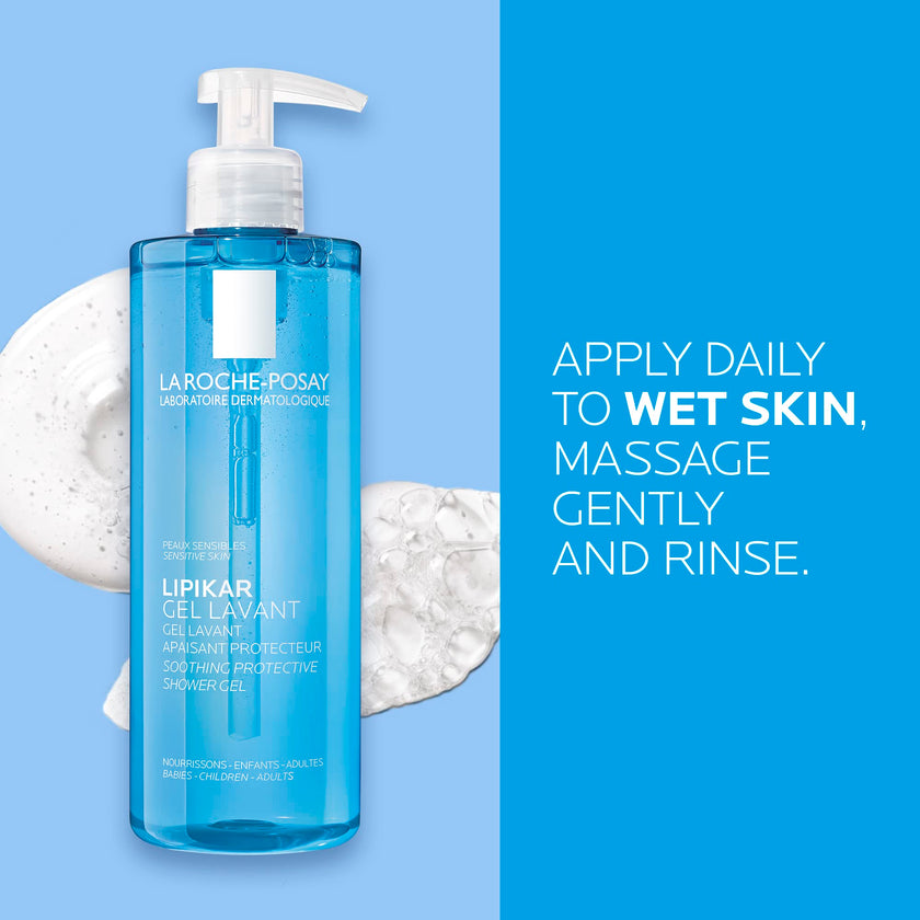 La Roche-Posay Body Wash, Lipikar Cleansing & Moisturizing Gel Body Wash with Shea Butter & Niacinamide for Dry & Sensitive Skin, Soap Free, Paraben Free, 400mL 🍁 All In One Marketplace Canada