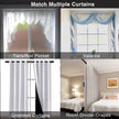 Extra Long Curtain Rods for Windows 28 to 144 inch, 1