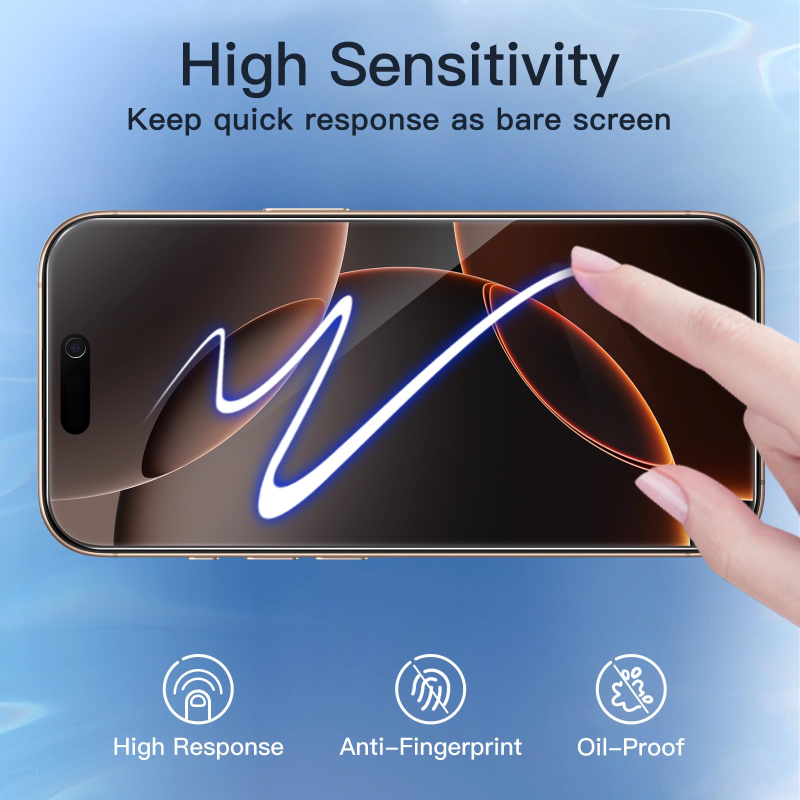 JETech Privacy Screen Protector for iPhone 16 Pro Max 6.9-Inch, Anti-Spy Tempered Glass Film with Easy Installation Tool, 2-Pack 🍁 All In One Marketplace Canada