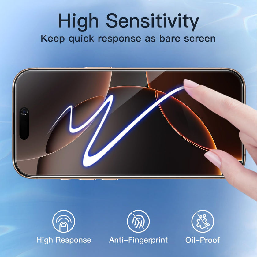 JETech Privacy Screen Protector for iPhone 16 Pro Max 6.9-Inch, Anti-Spy Tempered Glass Film with Easy Installation Tool, 2-Pack 🍁 All In One Marketplace Canada