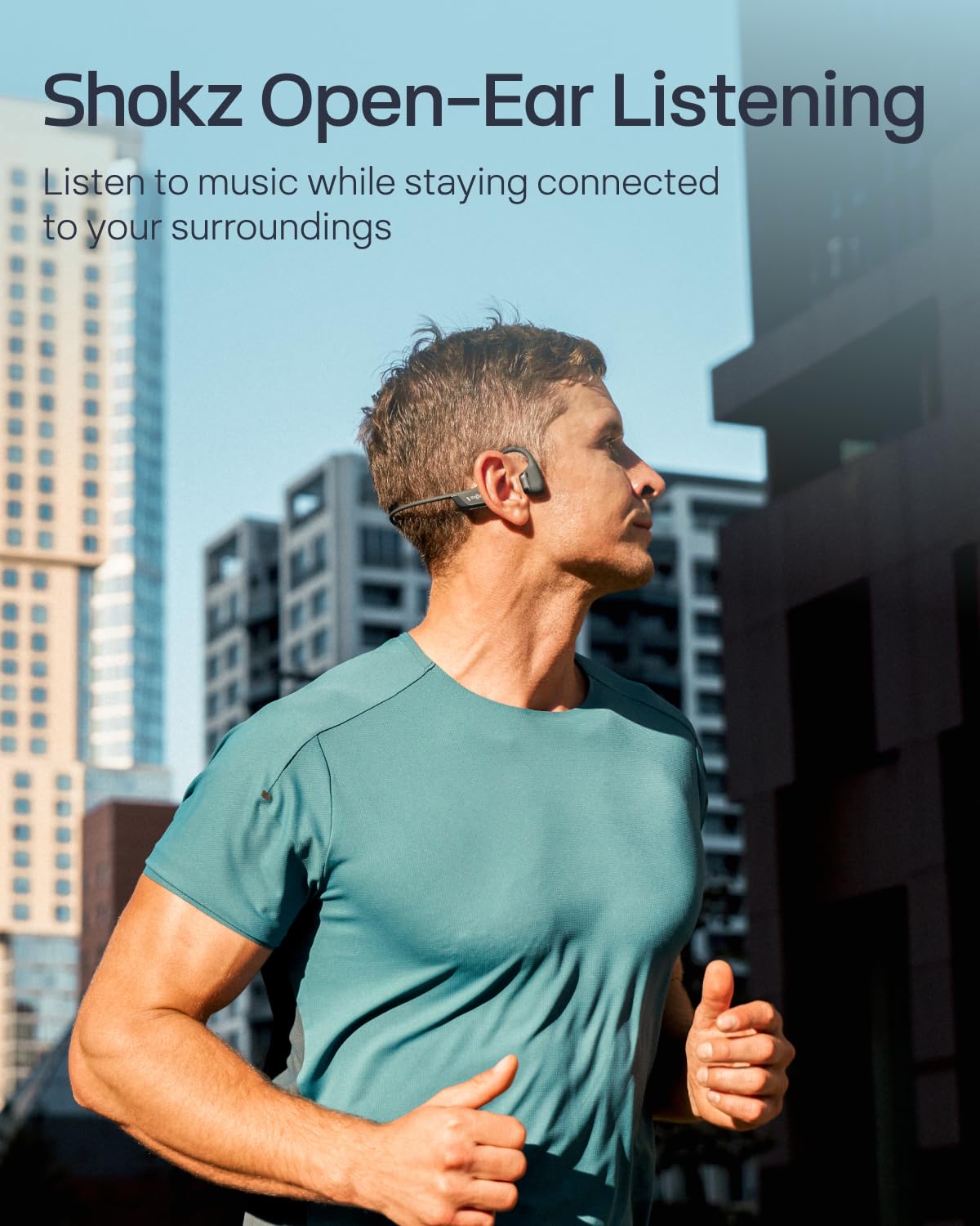 SHOKZ OpenRun Pro 2-Bone Conduction Headphones,Open-Ear Bluetooth Wireless Sport Earphones for Running,Workouts-Sweat Resistant,Comfortable Fit-Deep Bass,Smart Mic,Reflective Strip,Mini,Black 🍁 All In One Marketplace Canada
