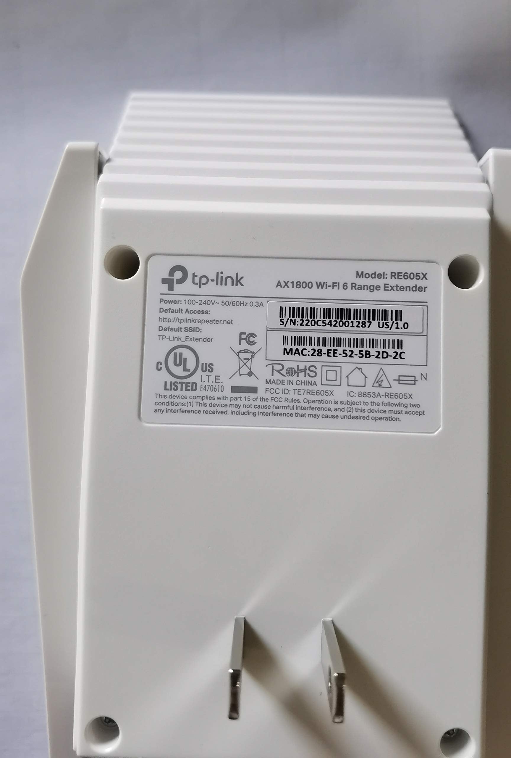 TP-Link AX1800 WiFi Extender Internet Booster RE605X-WiFi 6 Range Extender Covers up to 1500 Sq.ft and 25 Devices, Dual Band, Up to 1.8Gbps Speed, AP Mode w/Gigabit Port, APP Setup, OneMesh Compatible 🍁 All In One Marketplace Canada