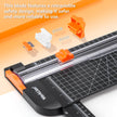 WORKLION Paper Cutter - A4 Paper Craft Cutter with Security Blade for Cut Gift Card, Coupon, Label, Cardstock, Photo, 12 inch Black Office Paper Trimmer 🍁 All In One Marketplace Canada