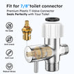 Arofa Handheld Bidet Sprayer for Toilet-Adjustable Water Pressure Control with Bidet Hose for Feminine Wash, Stainless Steel Brushed Nickel Cloth Diaper Bidet Toilet Sprayer for Baby Wash 🍁 All In One Marketplace Canada