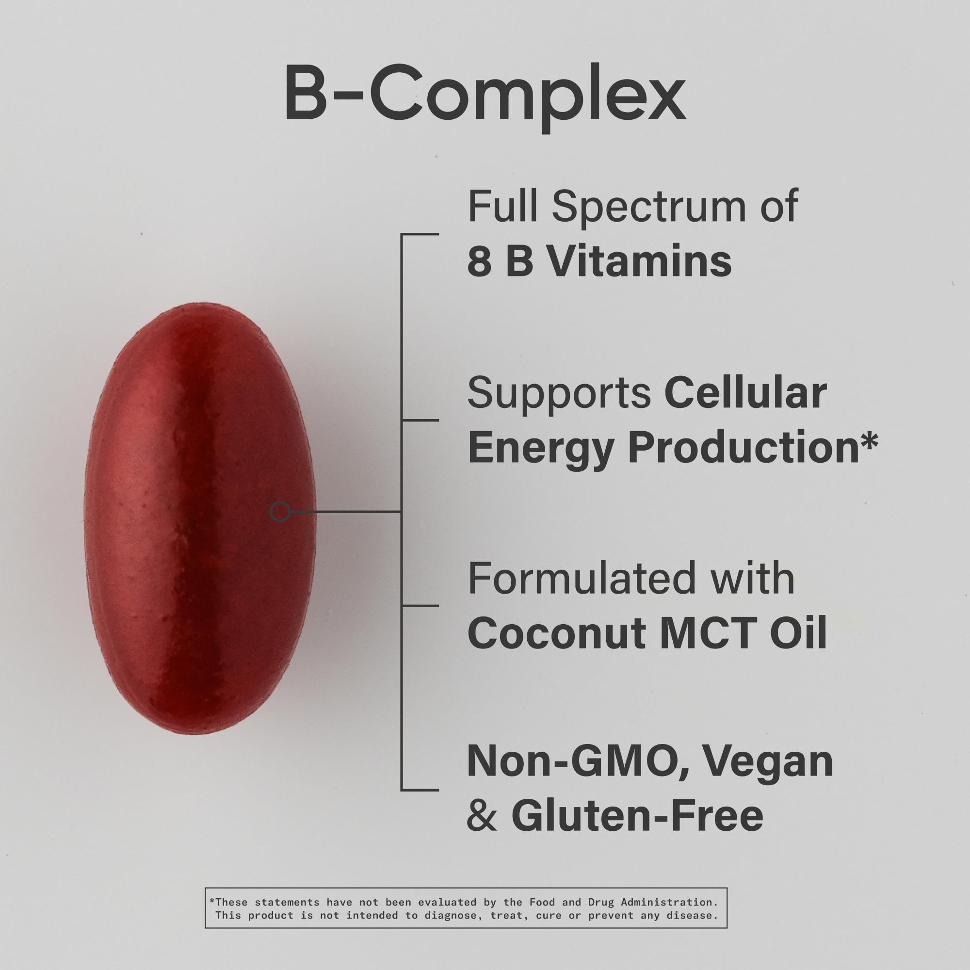 Sports Research® Vitamin B-Complex - Full Spectrum of B Vitamins with Methylated B12 & Folate - Gluten Free · Plant-Based · Non-GMO · Vegan-Friendly Formula - 120 Veggie Softgels 🍁 All In One Marketplace Canada