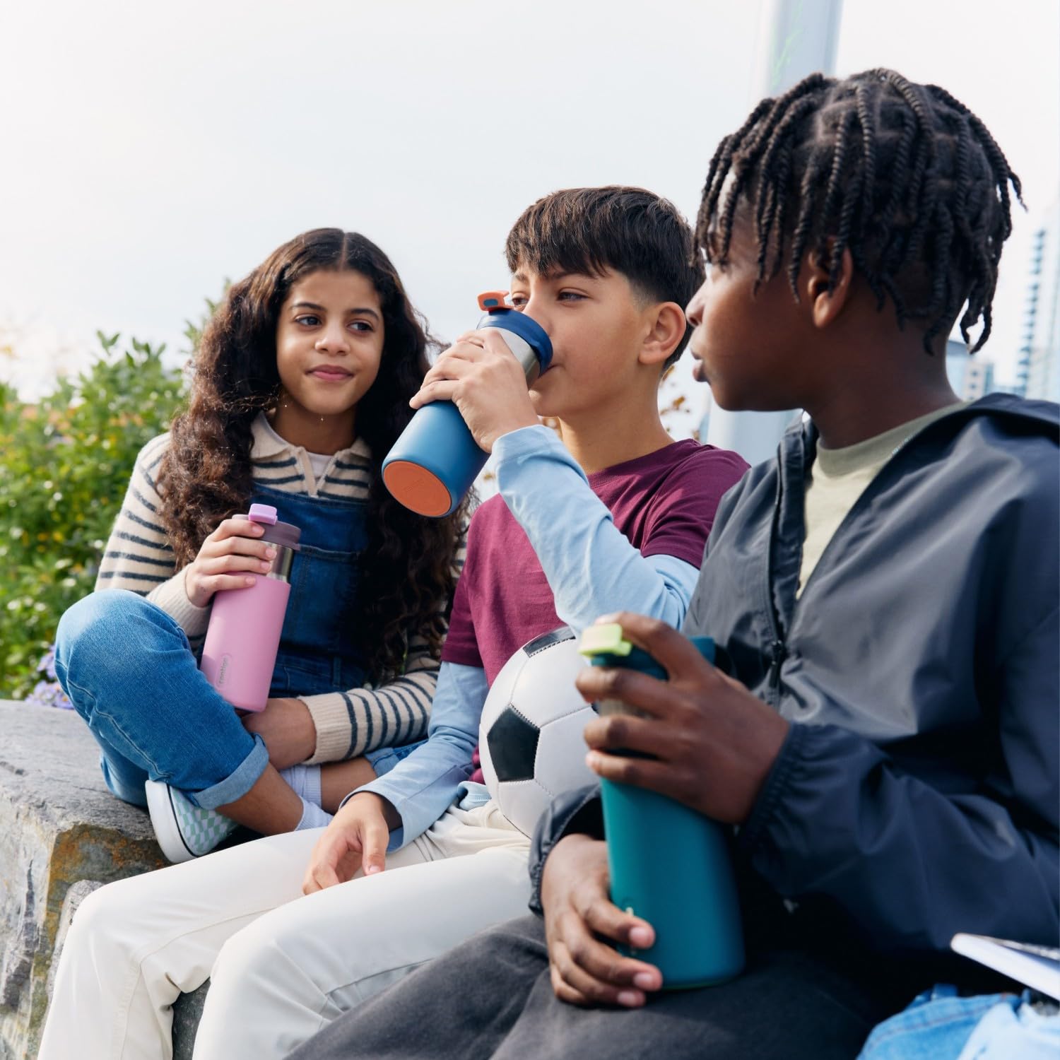 Contigo DualSip 16 oz Compact Water Bottle w/ 2-Way Lid (Drink from Straw or Spout) | Vacuum-Insulated Stainless Steel for Cold Drinks | 100% Leakproof | BPA & Lead-Free | Dishwasher Safe 🍁 All In One Marketplace Canada